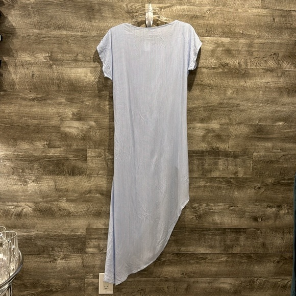 Favlux Stripes Asymmetrical Pre loved in great condition Dress in 100% Rayon. - Picture 5 of 8